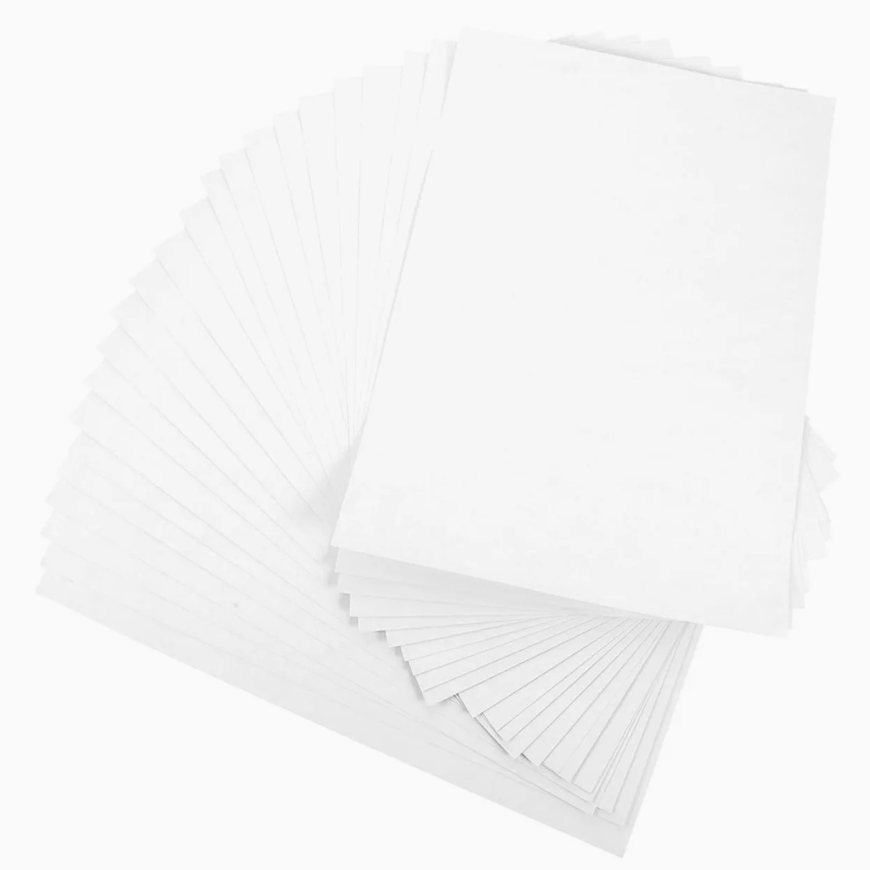 NUOBESTY 100fogli Carta Adesiva Stampabile Bianca di Carta per Fotocopie Adesiva Adesivi per Stampante Opachi da Stampa per Organizzazione