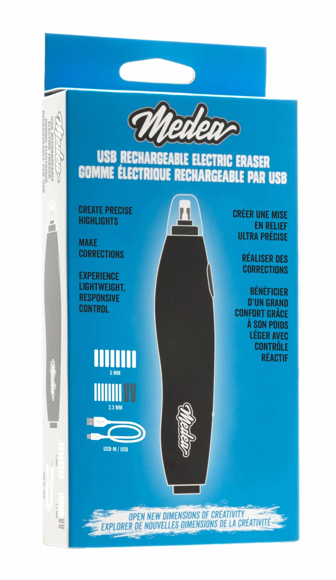 Iwata Medea USB Ricaricabile Nero Plastica Elettrica Eraser