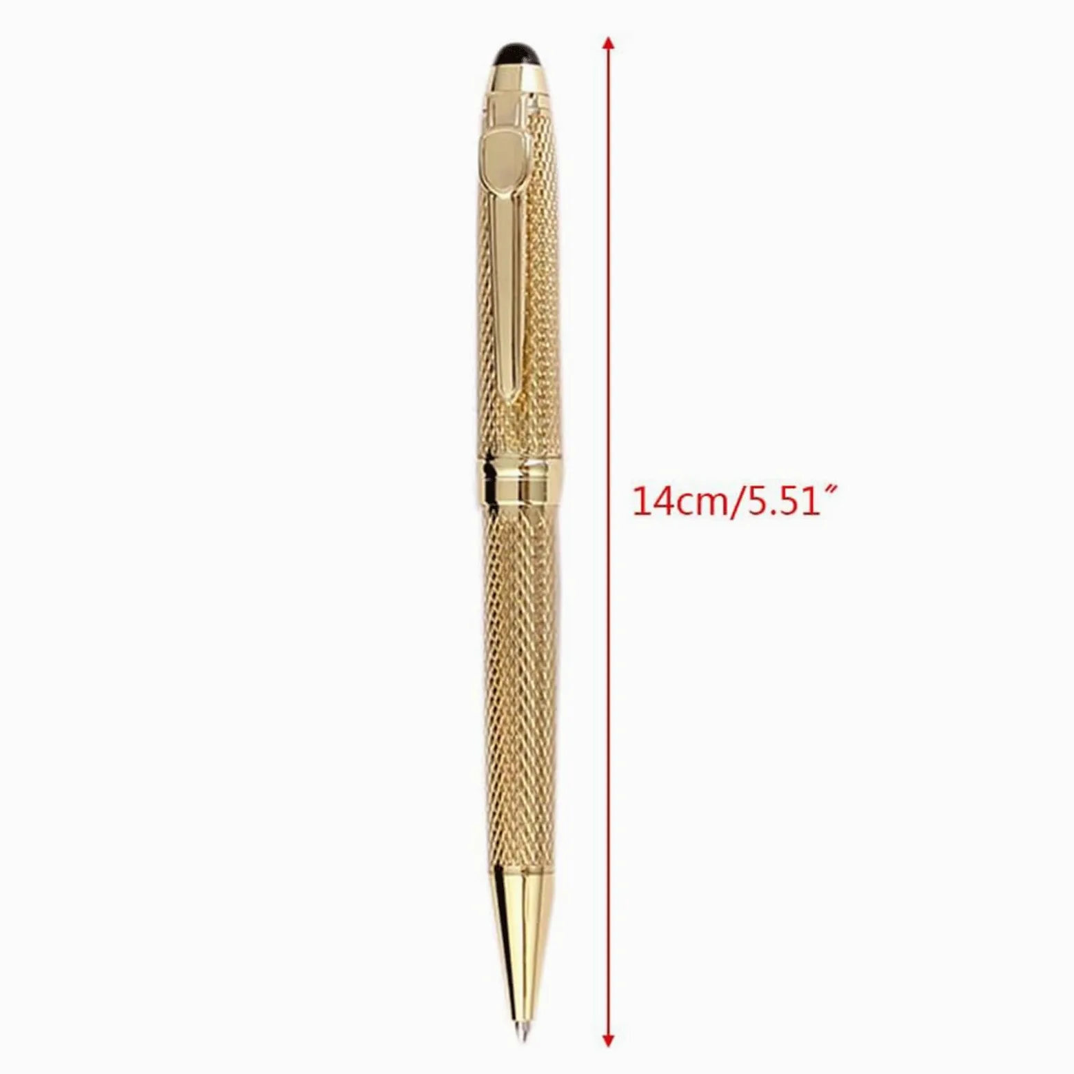 penna a sfera, Penna a sfera, penna gel 1,0 mm a in metallo con inchiostro 14 cm(Gold)