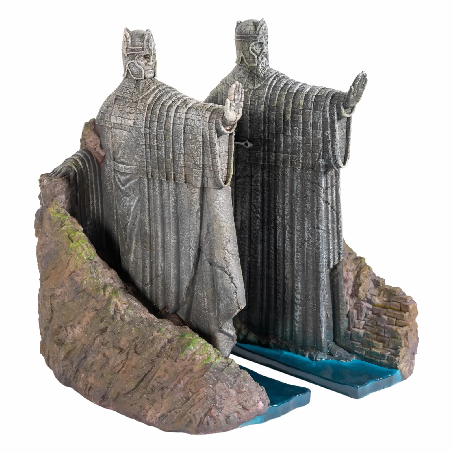 Fermalibri Il Signore degli Anelli Argonath Reggilibri da mensola personalizzato LOTR