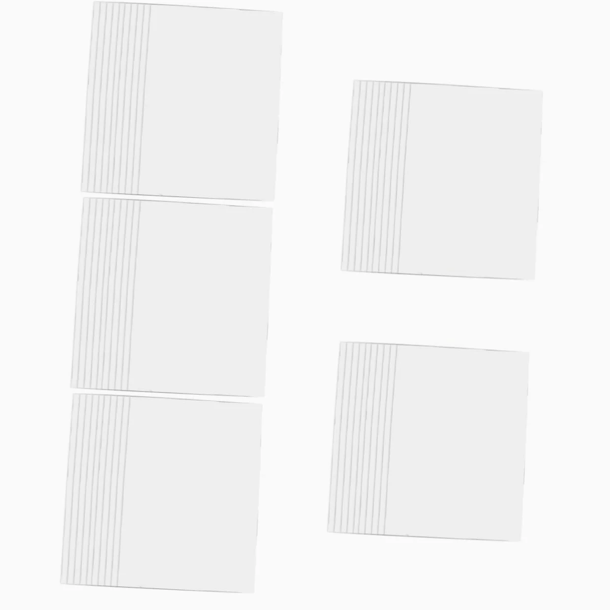 jojofuny 5 Set Carta Fotografica Lucida Doppia Faccia Per Stampanti Inkjet Resistenti Olio E Graffi Alta Definizione Per Foto Vivide Casa E Ufficio 10 Fogli*5